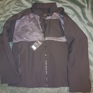 Men's Black and Gray Performance Jacket